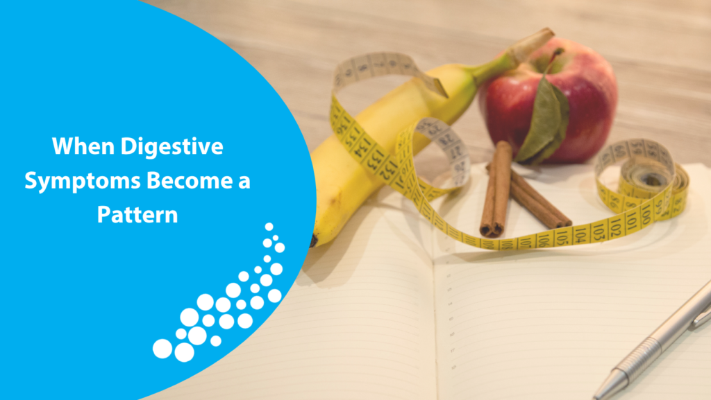 Notebook tracking digestive symptom patterns